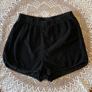 Corduroy by American Apparel high waisted shorts